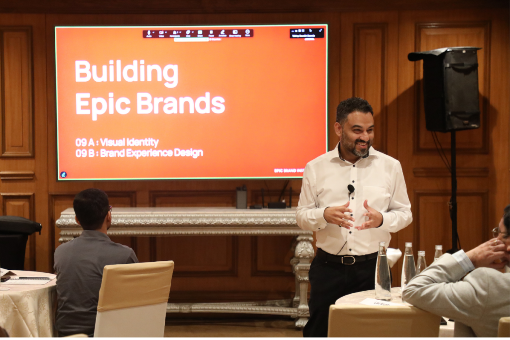Epic Brand Institute training cohort learning brand strategy and brand-building principles
